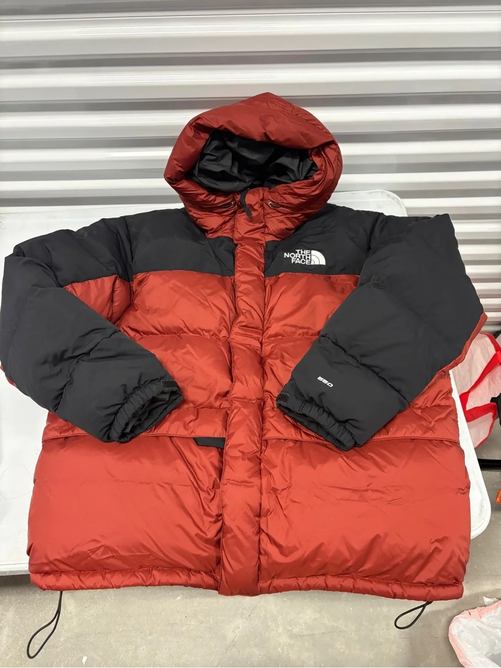 The North Face Himalayan Down Parka Brick House Red